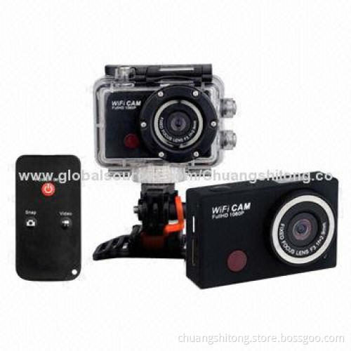 HD Sports Helmet Camera, Wi-Fi, 1,000mAh Outdoor Battery